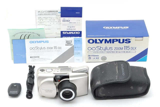 [NEAR MINT in BOX] Olympus ∞ Stylus Zoom 115 DLX Point & Shoot Camera From JAPAN