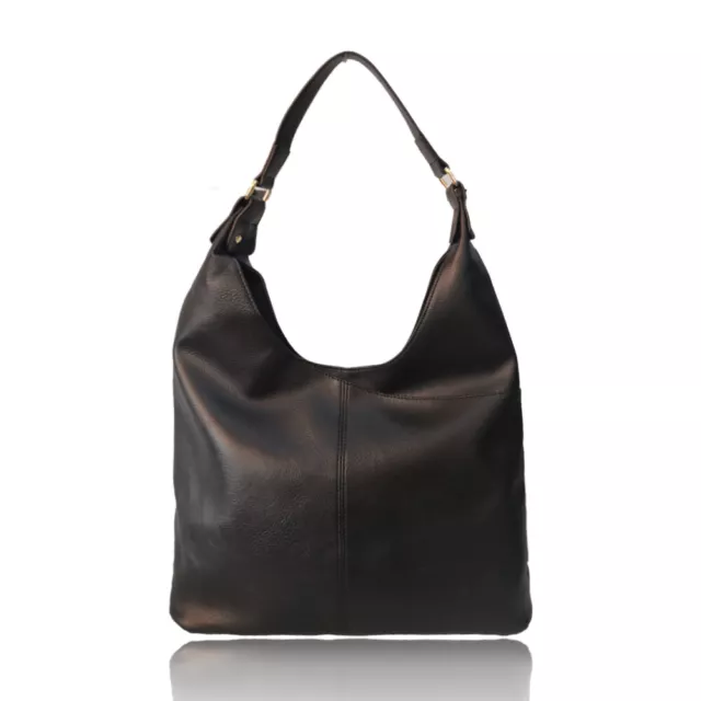 Womens Large Designer Style Bag Faux Leather Shoulder Handbag Shopper Bag Ladies