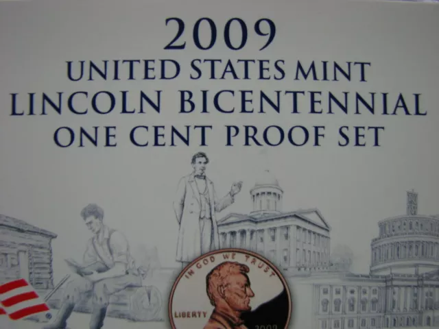 2009 US Mint  LINCOLN BICENTENNIAL  Proof Set  4 Coins  In US Mint Box W/ C.O.A.