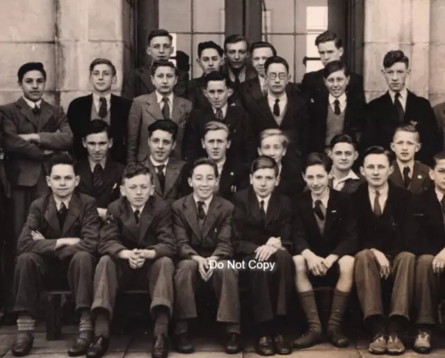 Vintage Photo St Josephs Boys School Class Trent Vale Stoke 1946