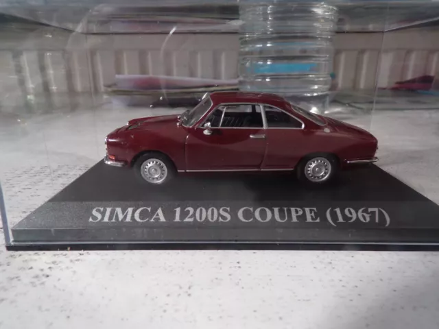Voiture miniature 1/43ieme..Simca 1200 S Coupe..de 1967.s/boite
