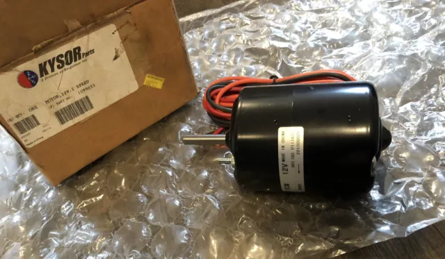 Kysor 1099033 Single Shaft Blower Motor 12V