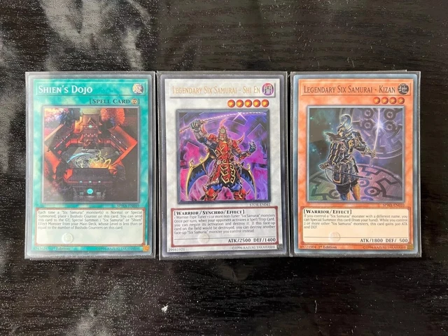 YUGIOH SIX SAMURAI Deck Core With Official Konami Six Samurai Sleeves  $35.00 - PicClick AU