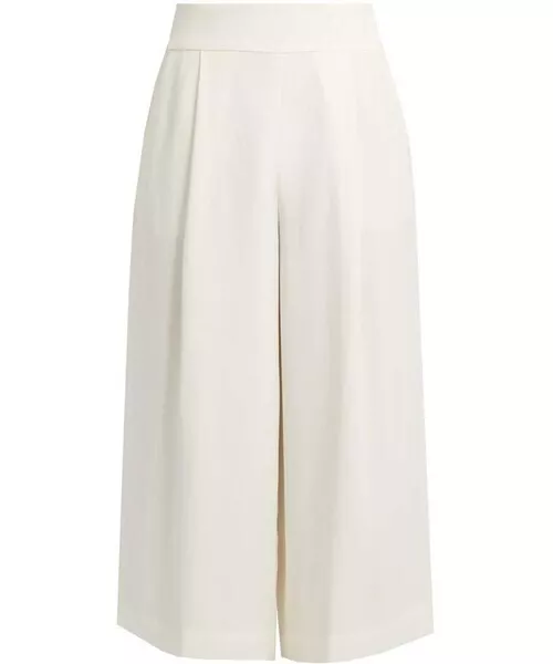 Diane von Furstenberg DVF Holly Culotte Cropped Pants Ivory Size 8