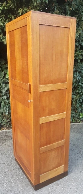 Heals  1930s bowman bros  oak single wardrobe hall robe