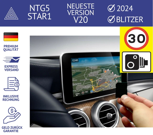 SD-kaart GPS navigatie Europa 2023 v20 - A2189062704 compatibel met Mercedes Garmin Map Pilot - STAR1