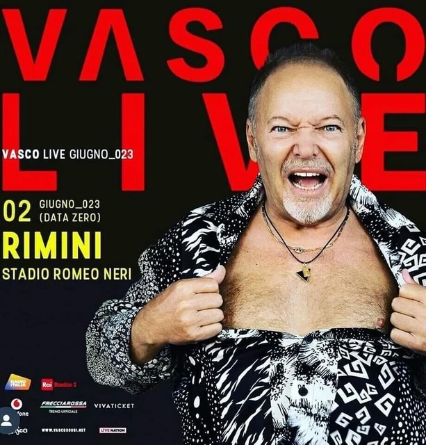 Data zero! RIMINI 02 Giugno2023  Biglietti Prato Gold - Vasco Rossi