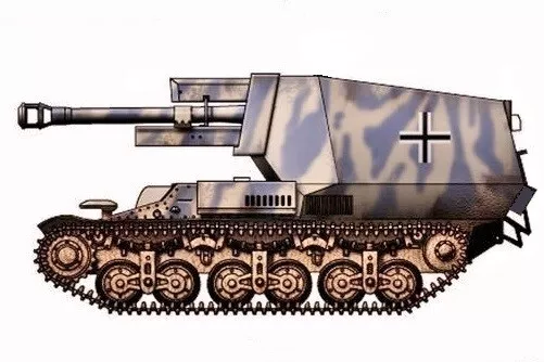 Lorraine 37L automoteur allemand de  105mm ,1:72 kit résine ALBY