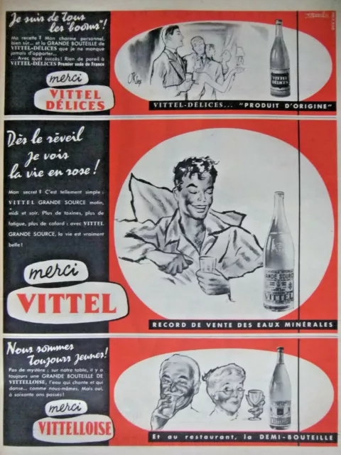 1956 Vittel Delices Vittelloise Press Advertisement - Kley - Advertising