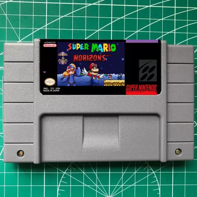 Super Mario Horizons Snes Video Game US/Version