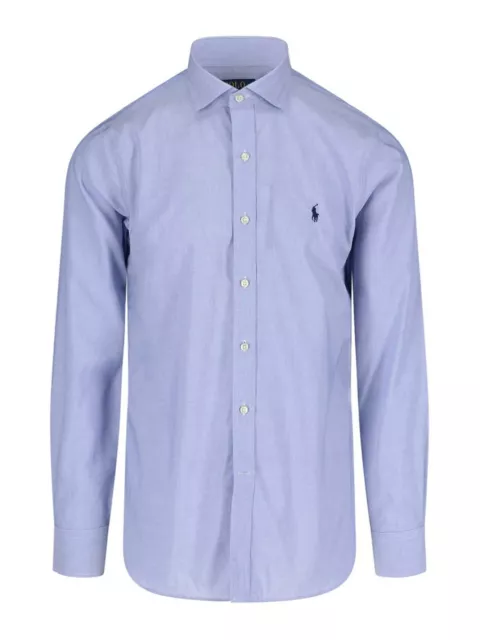 Camicia Polo Ralph Lauren Slim-Fit Estate PPC Core Replen 2 Oxford Blue SHIRT