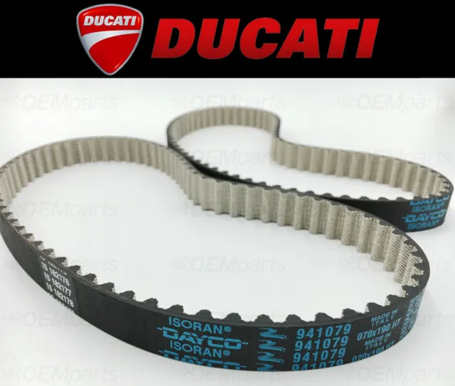 Set of (2) Camshaft Timing Belts Ducati 659/ 696 / 795 / 796 (See Fitment Chart)
