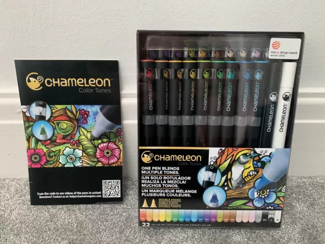 CHAMELEON Color Tones 22 Deluxe Set Colour Blending Double-Ended Pens | NEW