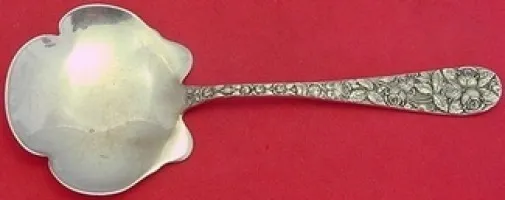 Baltimore Rose by Schofield Sterling Silver Nut Spoon 5 5/8" Antique