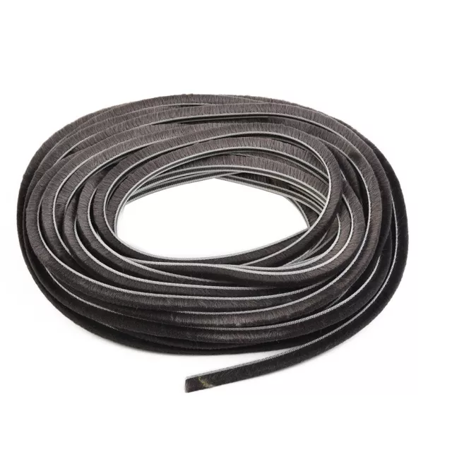 10m Long Draught Excluder Brush Casement-Pile Sealing Strip Door Weatherstrip