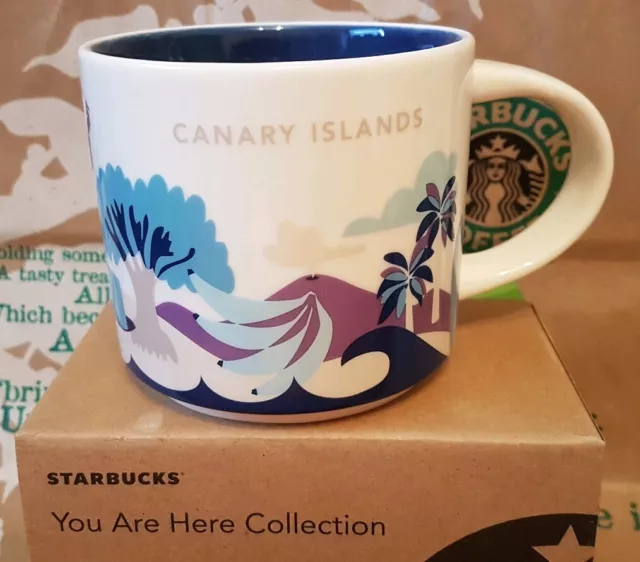 Starbucks Coffee Mug CANARY ISLANDS/Kanaren/Kanarische Inseln, neu in OVP-Box!!!