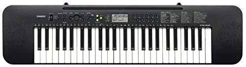 Casio Electric Keyboard 49 Key Black CTK-240 Japan Import
