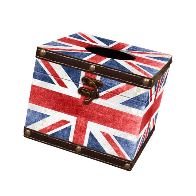 Caja de servilletas contenedor de almacenamiento para servilletas caja de tela