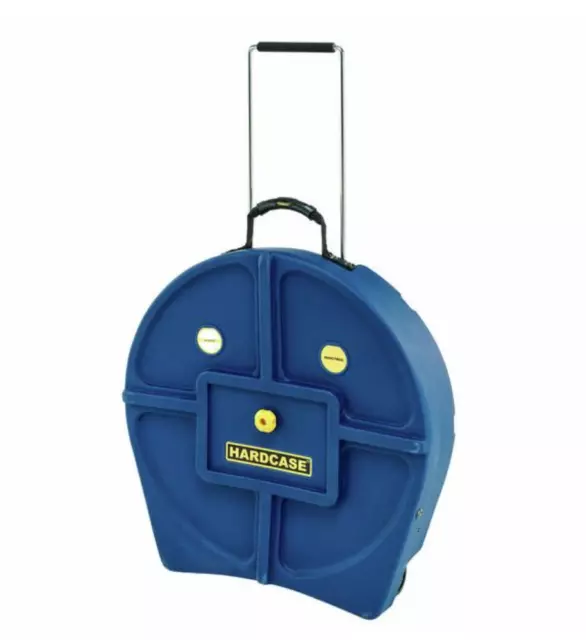 Hardcase HNP9CYM22DB With Wheels Coloured Cymbal Case Dark Blue