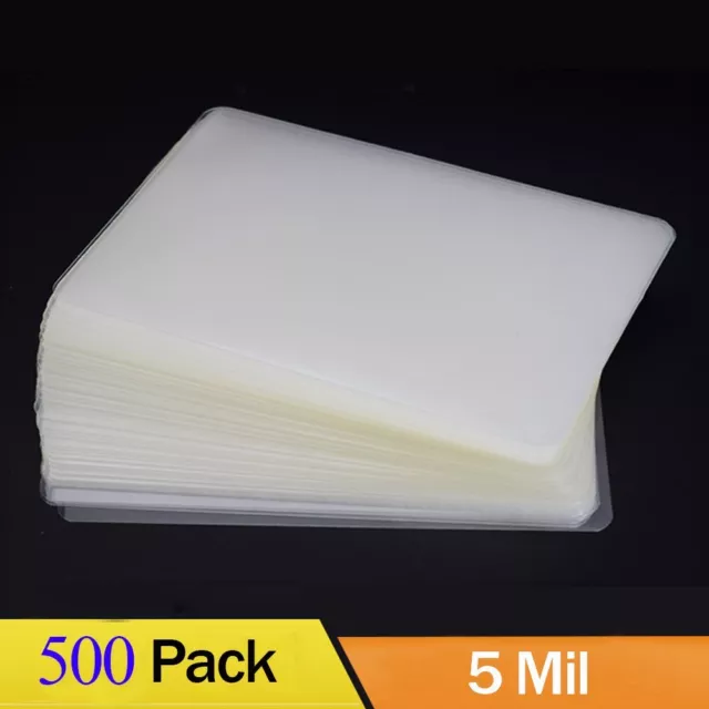 5 Mil Letter Size 500 Laminating Pouches Thermal Laminator Clear 9"x11.5" Sheets