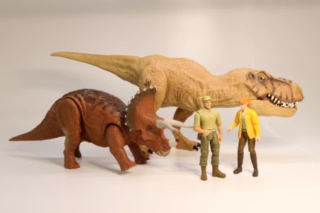 Hasbro Jurassic World Job Lot Action Figures T Rex Triceratops Wheatley 2015 2