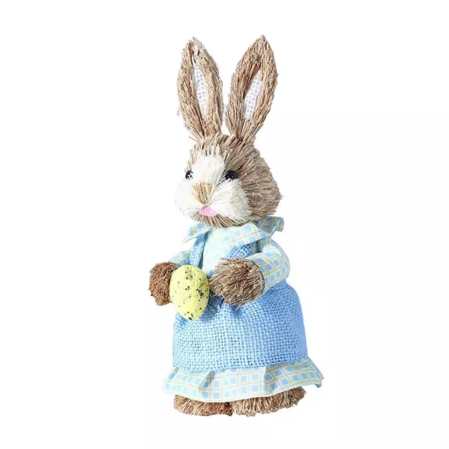 Easter Rabbit Decoration Bedroom Sculpture Handwoven Bunny