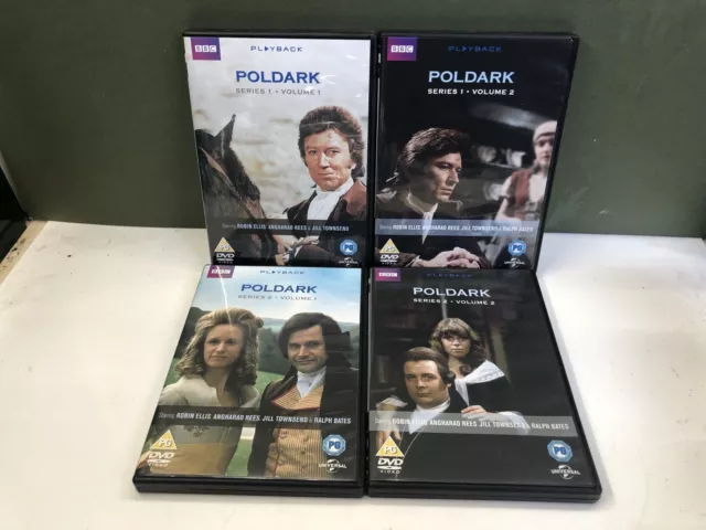 Poldark Series 1 Volume 1 & 2 Series 2 Volume 1 & 2 DVD