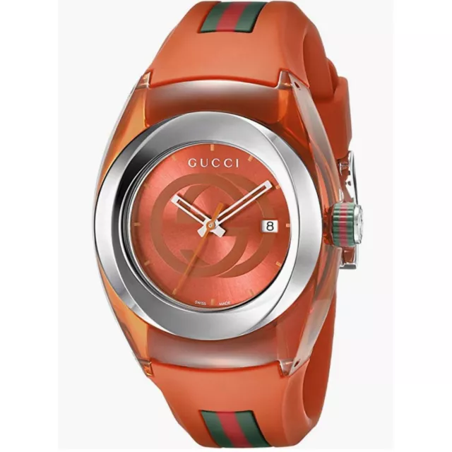 Gucci YA137311 Women's Sync YA137311 Orange Dial Quartz Watch