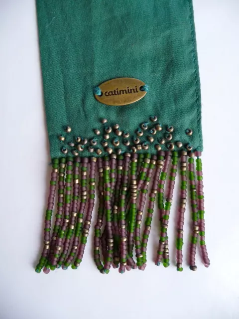 Catimini  Ceinture Verte Avec Perles T 3 ( 120 Cm) Neuf 2