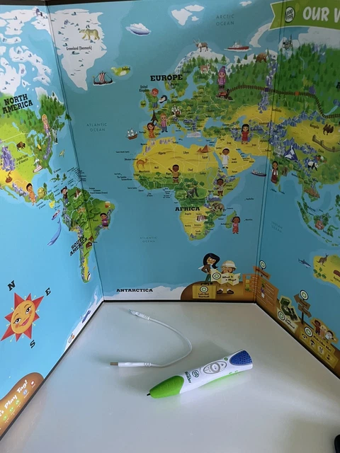 Leapfrog Interactive World Map FOR SALE! - PicClick UK