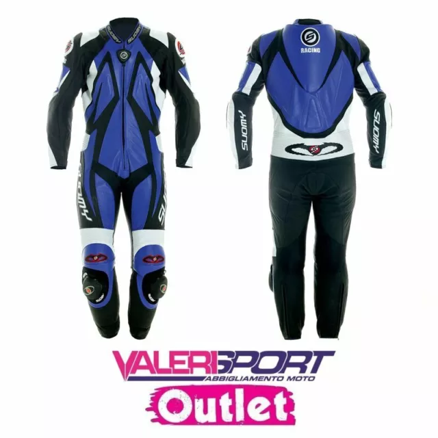 Suomy Tuta Leather Suit Vassena Kangaroo Size 48 Motogp Sbk Racing Outlet