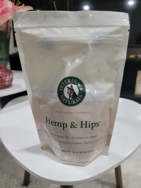 Veterinary Naturals - Hemp & Hips, Senior Large Breed - Organic Hip and Joint.