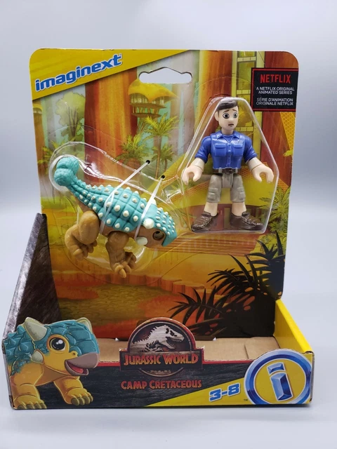 IMAGINEXT JURASSIC WORLD Camp Cretaceous Ankylosaurus Bumpy Ben 