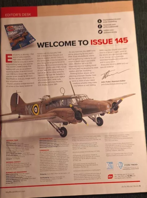 Magazine,,Airfix,, Model World December 2022, Issue 145,   122 Pages 2