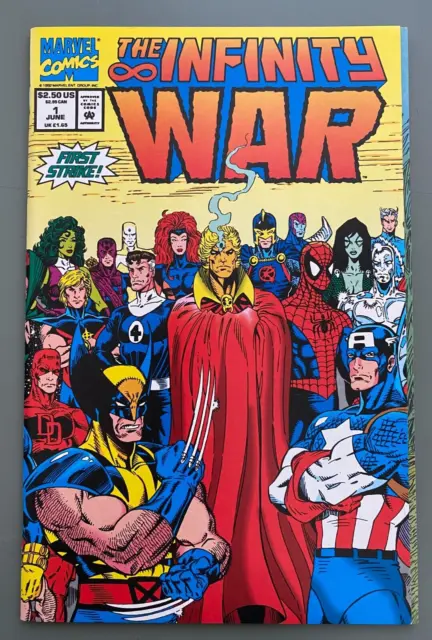 Infinity War #1 (Marvel 1992) Adam Warlock! Jim Starlin! VF+ / NM-