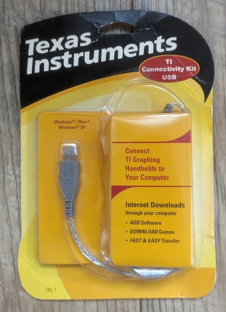 New Texas Instruments TI Connectivity Kit USB Windows Mac SEALED