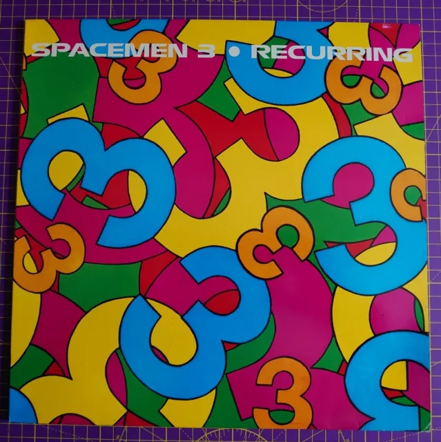 Spacemen 3 Recurring 1990 Vinyl Record LP UK Fire Records Black Fire LP23 Used