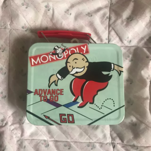 Monopoly mini lunchbox tin Year 2000