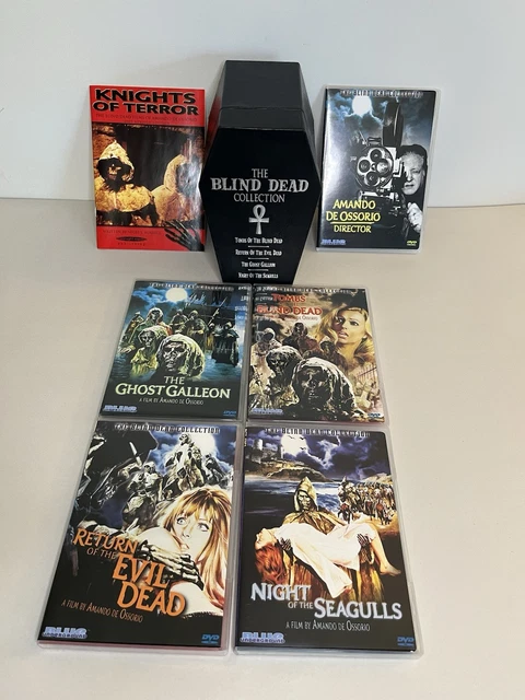 THE BLIND DEAD Collection Blue Underground 5-DVD Set Coffin Box