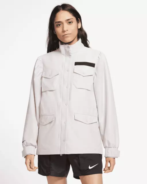 NIKE WOMEN TECH Pack Down Fill Parka Jacket Medium Black RRP 220 150.00 PicClick UK