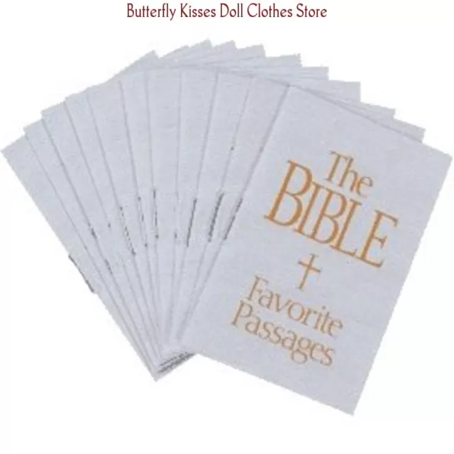 Mini Softcover Bible Booklet 18” Doll Clothes Accessory For American Girl