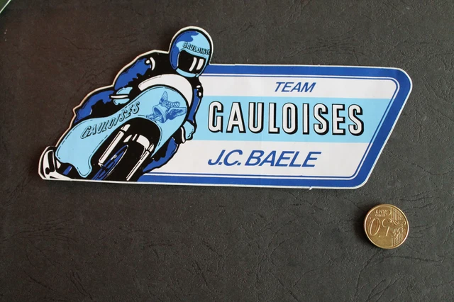 Sticker Vintage Team Gauloises Yamaha - Années 90 - Autocollant D'origine Italie