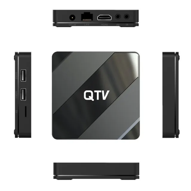 QTV Android 10 Set-Top-Box 2GB IPTV TV BOX 8GB Future TV Streaming Wifi Media 2