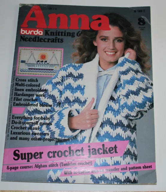 ANNA BURDA Knitting & Needlecrafts Magazine 8 (August 1983)