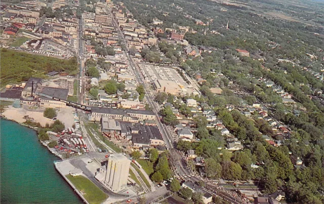 MI Holland AERIAL VIEW #2 Festival time 1961 Mint Dexter Press postcard M13