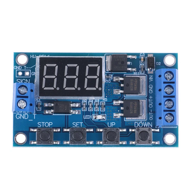 LED DC 5V~36V Dual MOS Control Cycle Trigger Timer Delay Relay Module Swit.pj