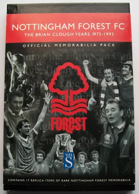 Nottingham Forest FC The Brian Clough Years 1975-1993 Official Memorabilia Pack