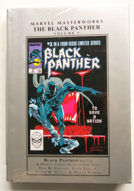 The Black Panther Vol. 3 Hardcover Marvel Masterworks Graphic Novel Comic Book