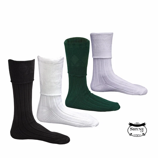 Allsafe Traders Schottische Kilt Socken - Gerippte Schlauchsocken Für Herren In Verschiedenen Größen