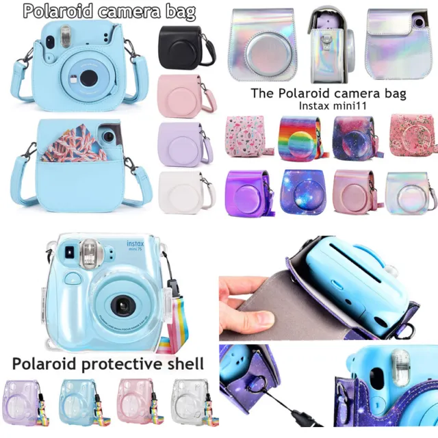 For Instax Mini 11 Instant Film Camera Case Bag Protective With Adjustable Strap